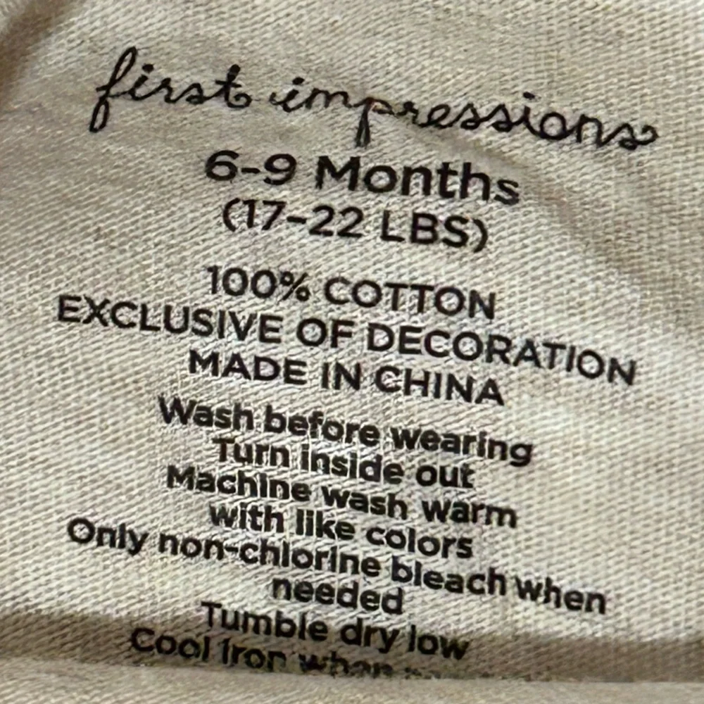 First Impressions | Off White Heather Bunny Long Sleeve Tee